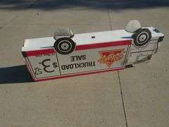 Blatz cardboard advertising truck.  50" x 18" x 8"