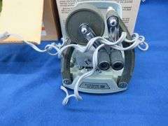 Vernon Model 101 8mm movie editor and a box of test leads
