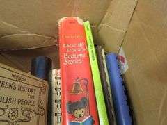 Vintage cookbooks and eight volumes of "Green's History of The English People"