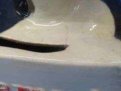 Ceramic Hamm's Beer Bear bank.  Damage as pictured.