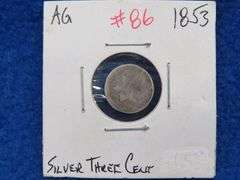 1853 Silver Three Cent Piece