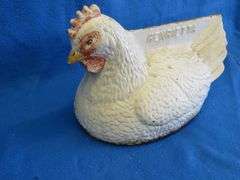 Cast iron chicken boot scraper "Henrietta". Marked Foundry Collection, Mankato, MN