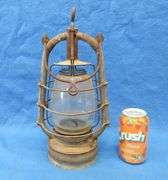 Antique kerosene lantern.  Possibly of German origin.