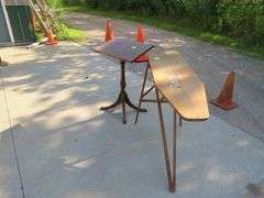 Wooden book or music stand and ironing board