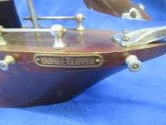 Master Crafters "Yankee Clipper" ship clock, will need a new cord and is untested