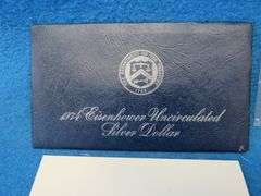 1974 Eisenhower 40% silver uncirculated dollar coin