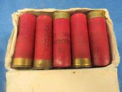 25 Federal 12-gauge #6 shot, 25 Federal 12-gauge #8 shot, and 23 Federal 20-gauge #8 shot.  All 2 3/