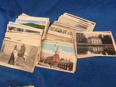 Hundreds of postcards going back to the early 1900s.  Holiday, travel, RPPCs, and more.  Most are po