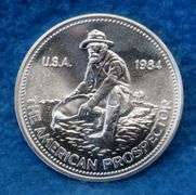 1984 Engelhard silver round.  One ounce of .999 fine silver.
