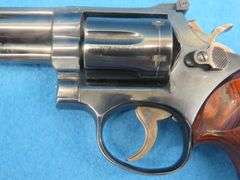 Smith and Wesson Model 19-3 6-shot 357 magnum revolver.  SN 4K35193.  Double action.  Very good cond