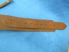 Hunter brand leather ammo belt with a Hunter brand holster.  Approx. 34".  Used with the gun in lot 