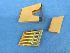 WW2 era German 8mm ammunition in original sleeve.  Includes Waffenamt stamp.