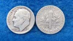 50 silver Roosevelt dimes