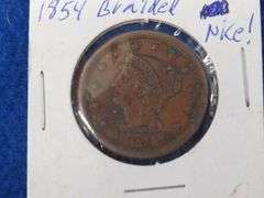 1854 Large Cent