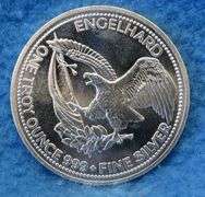 1984 Engelhard silver round.  One ounce of .999 fine silver.