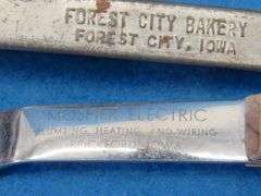 Over 60 dinnerware and serving pieces all with Iowa advertising