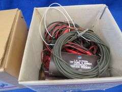Vernon Model 101 8mm movie editor and a box of test leads