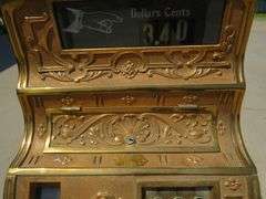 1910 Brass National Cash Register Co cash register