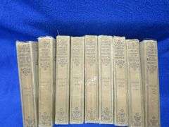 Vintage cookbooks and eight volumes of "Green's History of The English People"