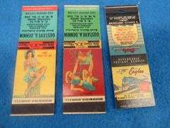 Rosemeade bowl and unused match covers in a King Edward cigar box
