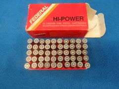 Fifty Federal 357 Magnum.  158-grain JHP.