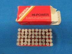 Fifty Federal 357 Magnum.  158-grain JHP.