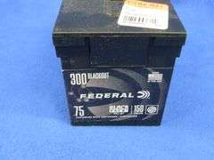 75 Federal 300 Blackout rounds