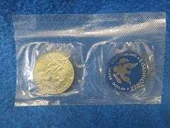 1974 Eisenhower 40% silver uncirculated dollar coin