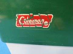 1985 Coleman metal sided cooler