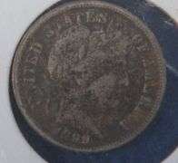1903 O and 1899 P Barber dimes.