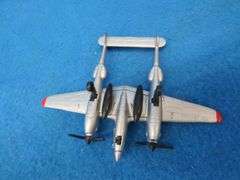 Three die-cast airplanes