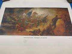 Six different Civil War prints involving units from Minnesota.  22" x 17"