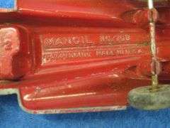 Vintage metal toy cars, mostly Tootsie Toys