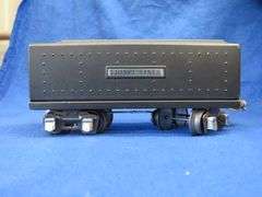 Vintage Lionel Train set with lots of cars, track, and some cool accessories