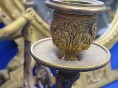 Antique gilt bronze dressing table mirror
