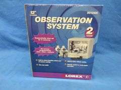 Lorex 12" observation system.  Includes monitor and two cameras.  Appears to be unused.