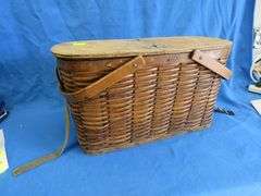 Hawkeye refrigerator wicker basket, Burlington, Iowa