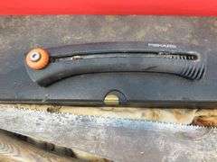 Hack saw, shotgun cleaning kit, propane regulator, and more