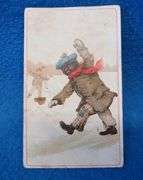 Two Black Americana postcards, two stereocards, and one advertising coffee card