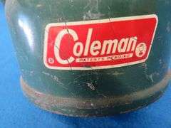 1968 Coleman 220F double-mantle lantern with no globe