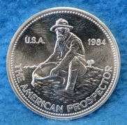 1984 Engelhard silver round.  One ounce of .999 fine silver.