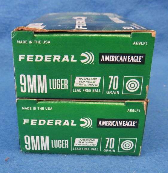 100 Federal 9mm rounds