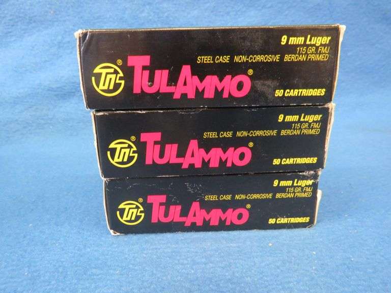 150 Tulammo 9mm rounds