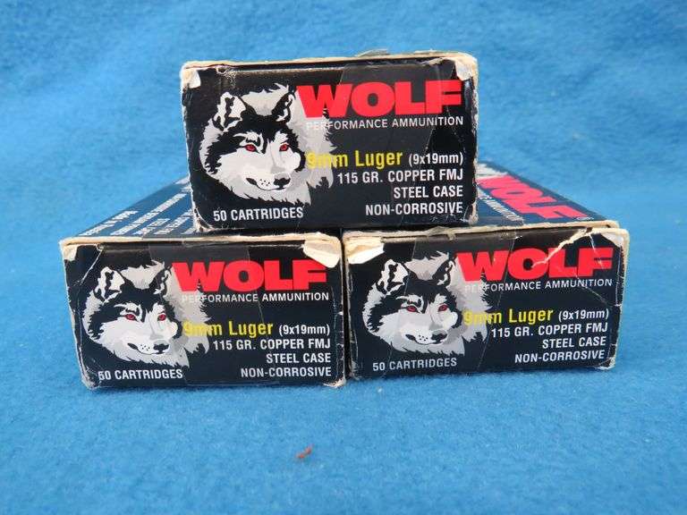 150 Wolf 9mm rounds