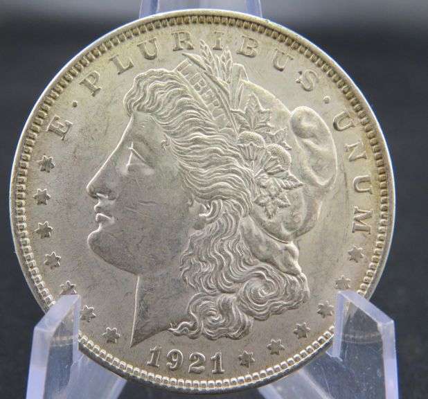 1921P Morgan silver dollar