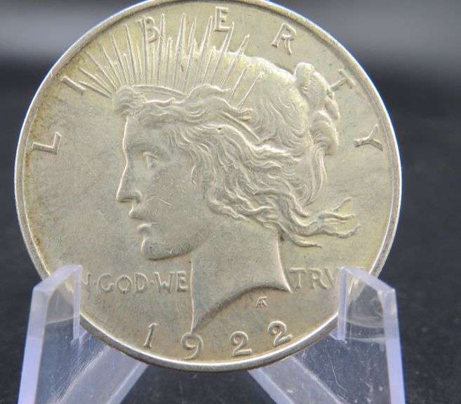 1922 P Peace silver dollar