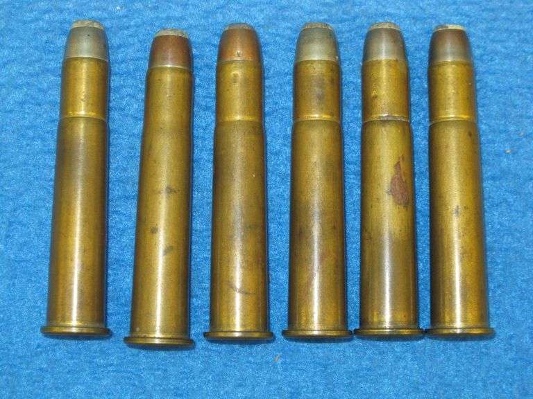 Six rare Winchester 40-82 WCF rounds