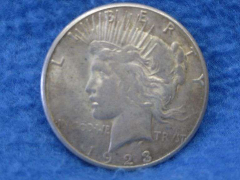 1923 S Peace silver dollar