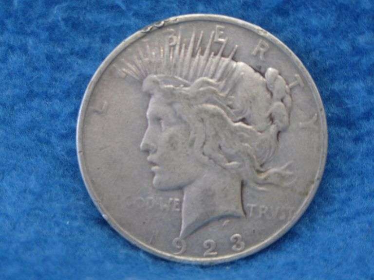 1923 P Peace silver dollar