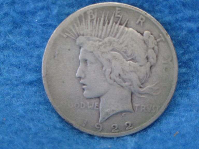 1922 P Peace silver dollar